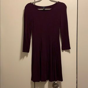 Maroon business casual dress